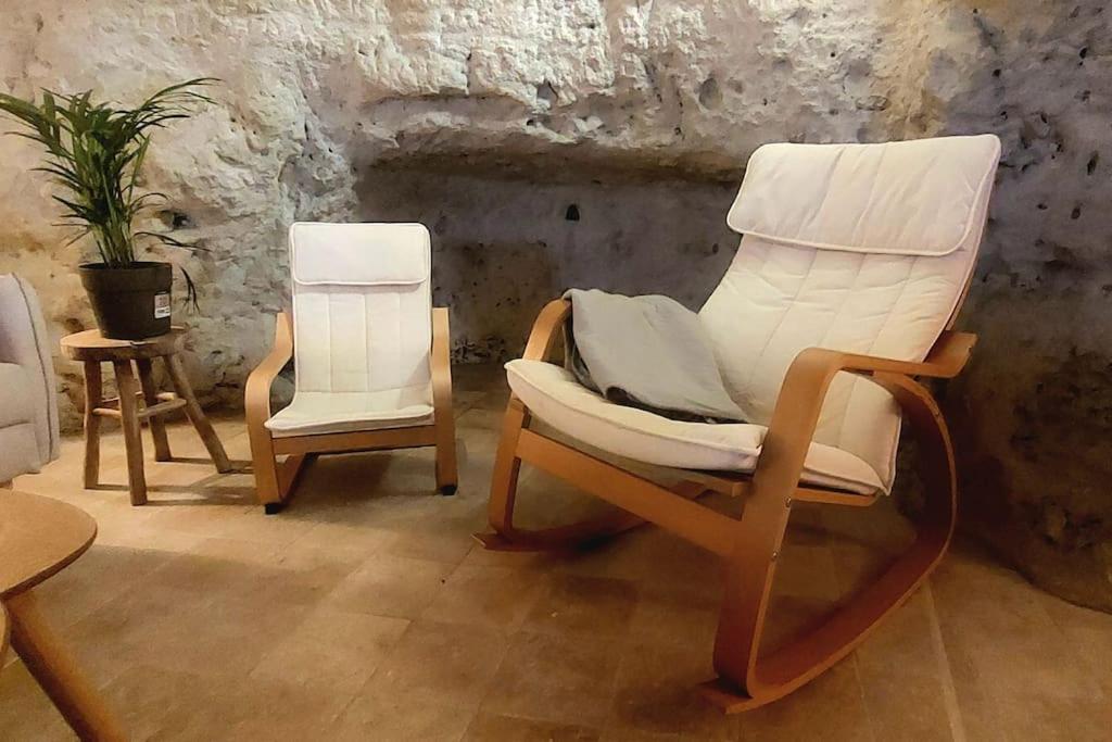 Troglo Entre Caves Et Chateaux Монлуи-сюр-Луар Экстерьер фото